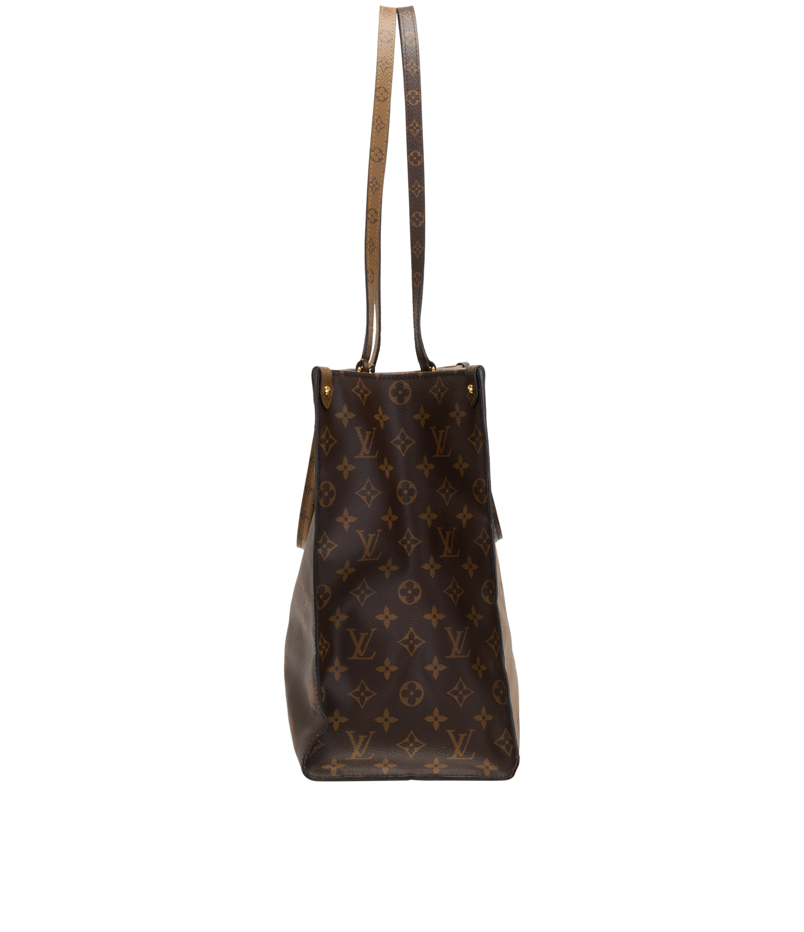 OnTheGo GM, &pound;1,300, Handbags, Brown, Canvas, Bottom view